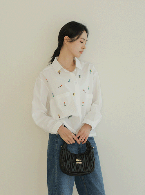 ノバラフラワーシャツ T11717