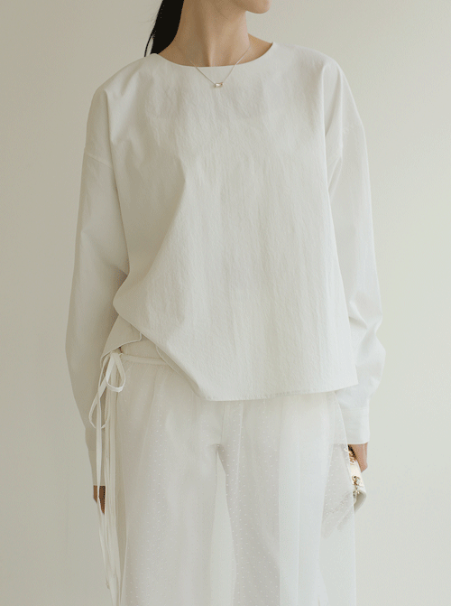 タニロンピンタックブラウスT11719