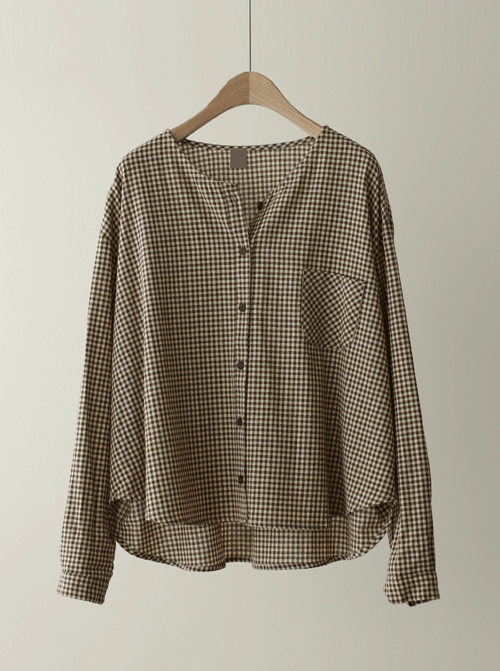 ドロッセルチェックシャツ T11716
