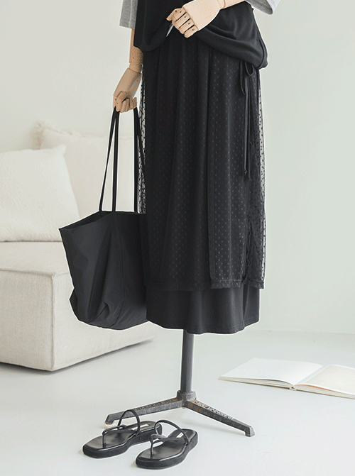 イリーナ レイヤード ロングスカート SK2856