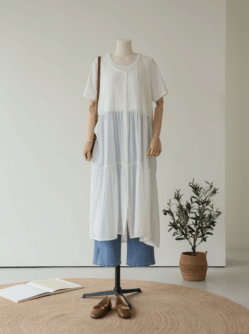 ダラミ レイヤード ワンピース D7940