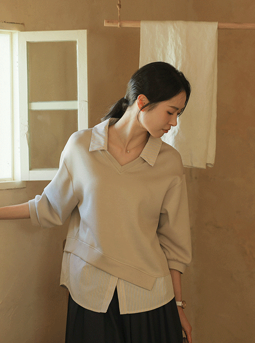 タテオンレイヤードティーシャツ T11831