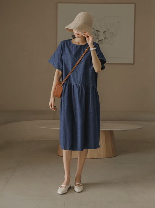 ジュニトデニムワンピース D7949