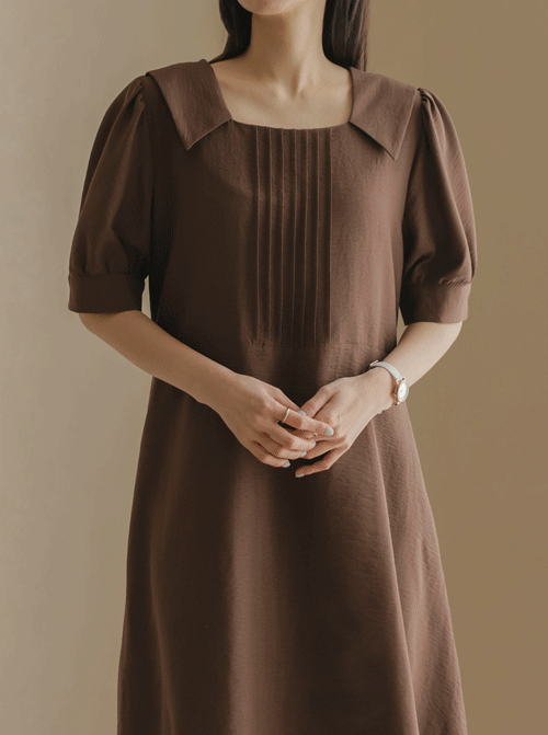 クリナピンタックワンピースD7950