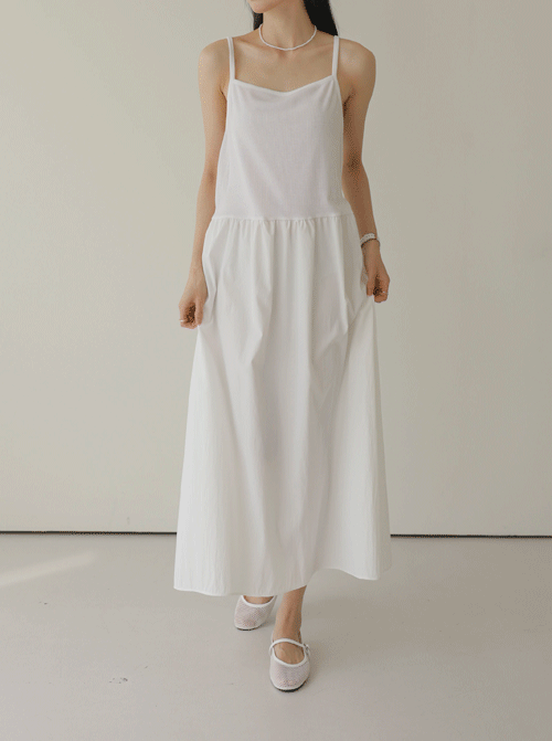 モキレ ねずみ ロングワンピース D7967