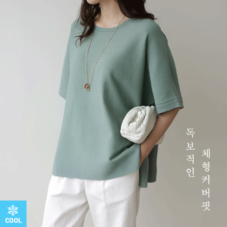 タエルズ半そでニット P_K2090