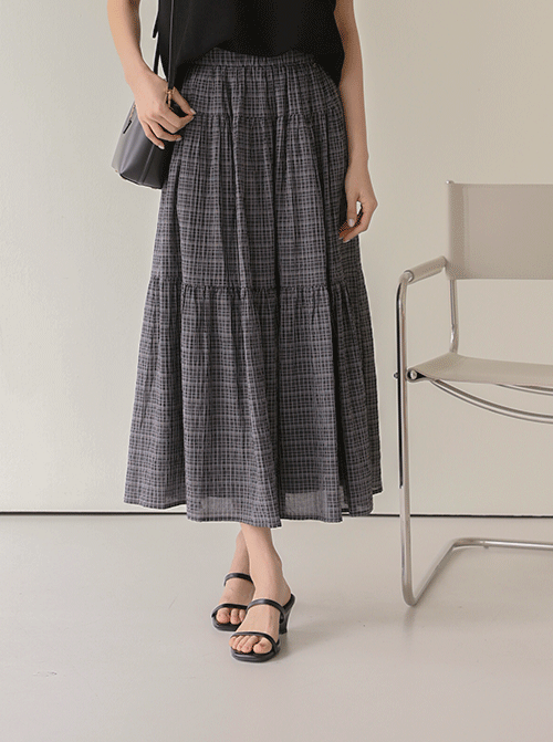 モサビチェックスカートSK2885