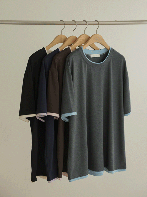 ちょっとレイヤード半そでティーZ509