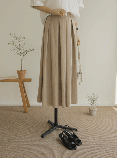ナモノ プリッツ ロングスカート SK2889