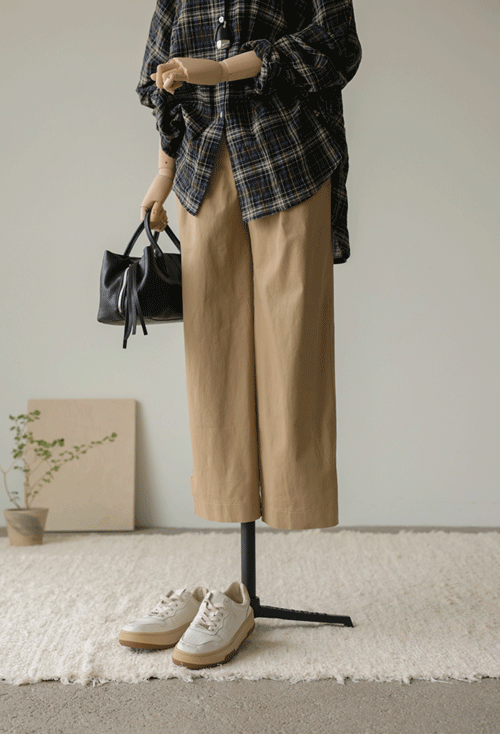 ボファリ余裕ストレートパンツP7566